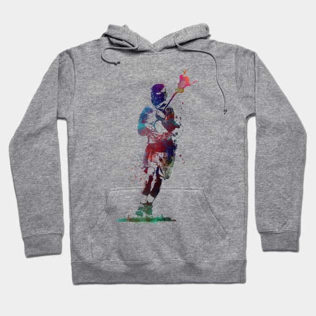 lacrosse sport art #lacrosse #sport Hoodie by JBJart